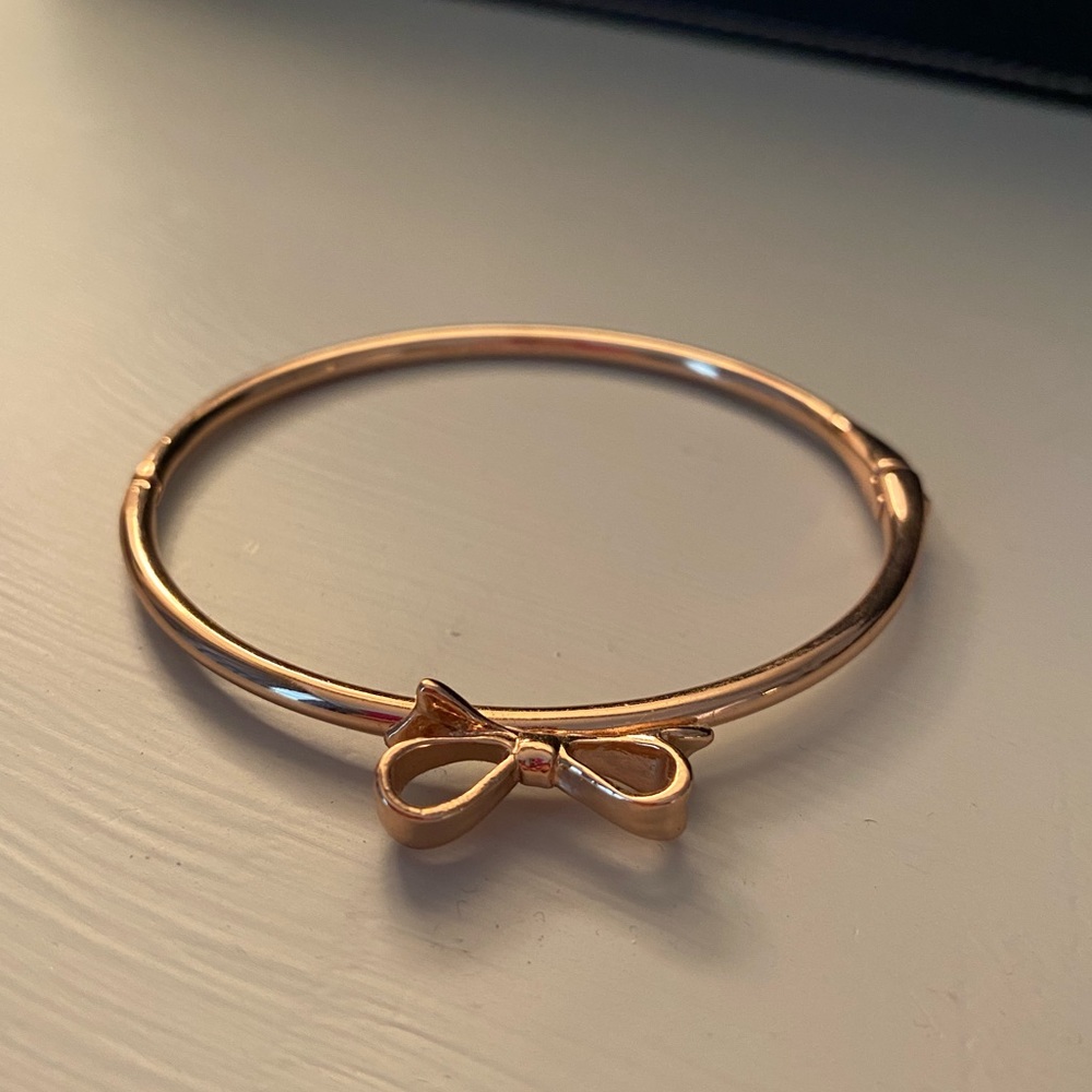 Kate Spade Rose Gold Bow bracelet